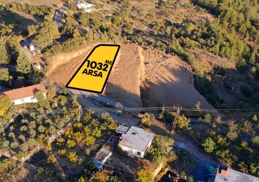 Gazipaşa Çimenbağ’da 2 Kat+Çatı İmarlı Arsa Masrafsız